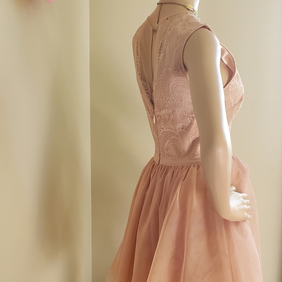 Gorgeous Ballet Pink Mini Dress by bebe 😍 perfect for Prom Wedding Garden Party - Picture 6 of 13